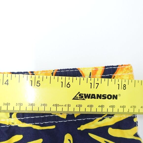 Corona Extra Board Shorts Men's Medium Floral Polyester Drawstring Swim Trunks - Picture 4 of 5